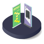 signage pull up banners icon