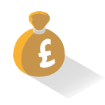 support salaries icon