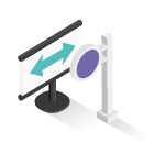 support signage icon